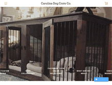 Tablet Screenshot of dogcratesandkennels.com